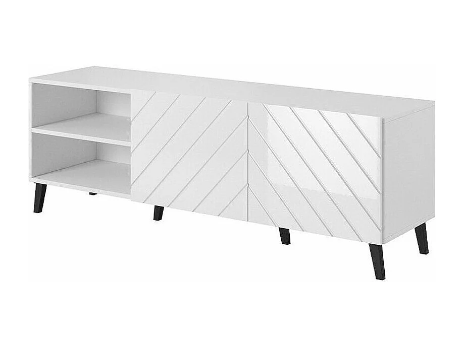 Mesa para TV Charlotte 144, O número de portas: 2, 150x52x42cm