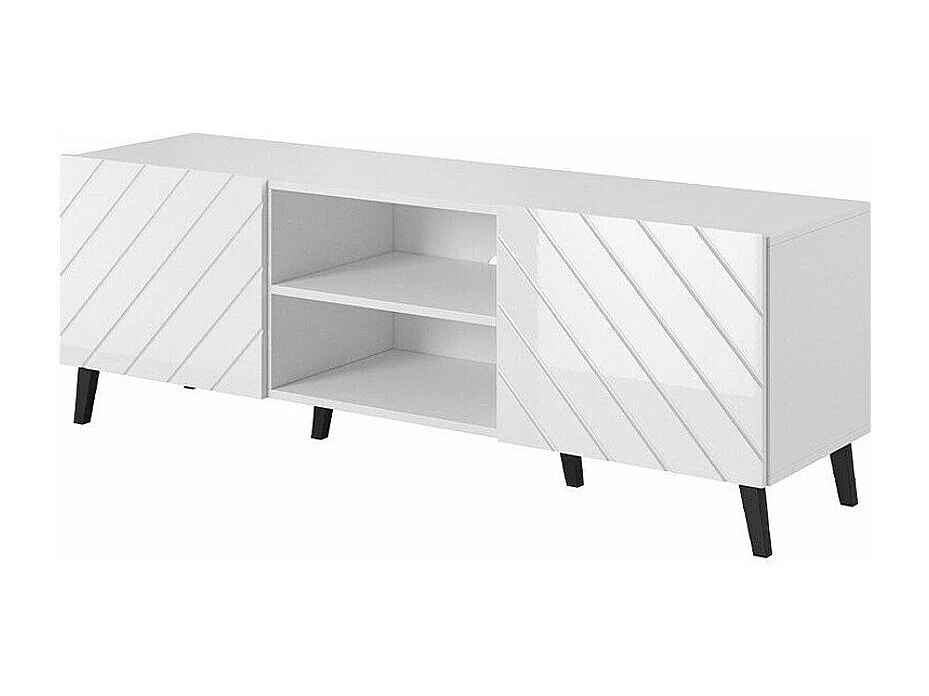 Mesa para TV Charlotte 144, O número de portas: 2, 150x52x42cm