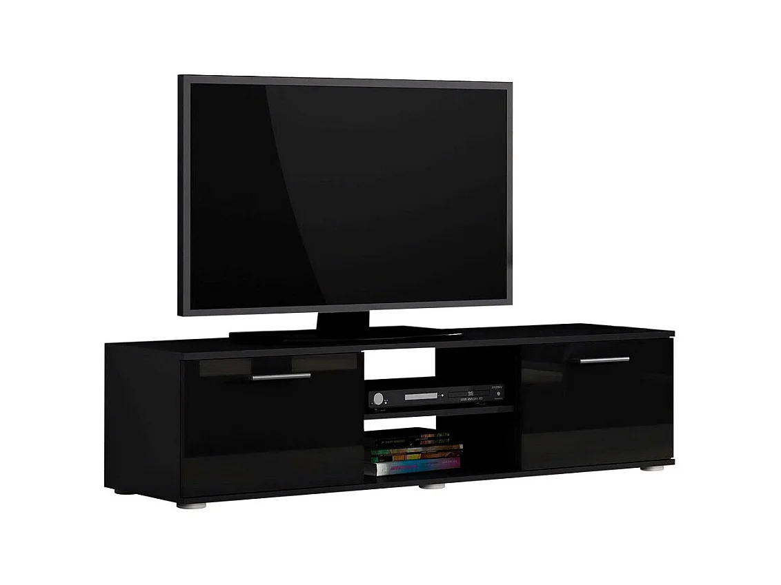 Mesa para TV Charlotte E100, O número de portas: 2, 140x37x43cm
