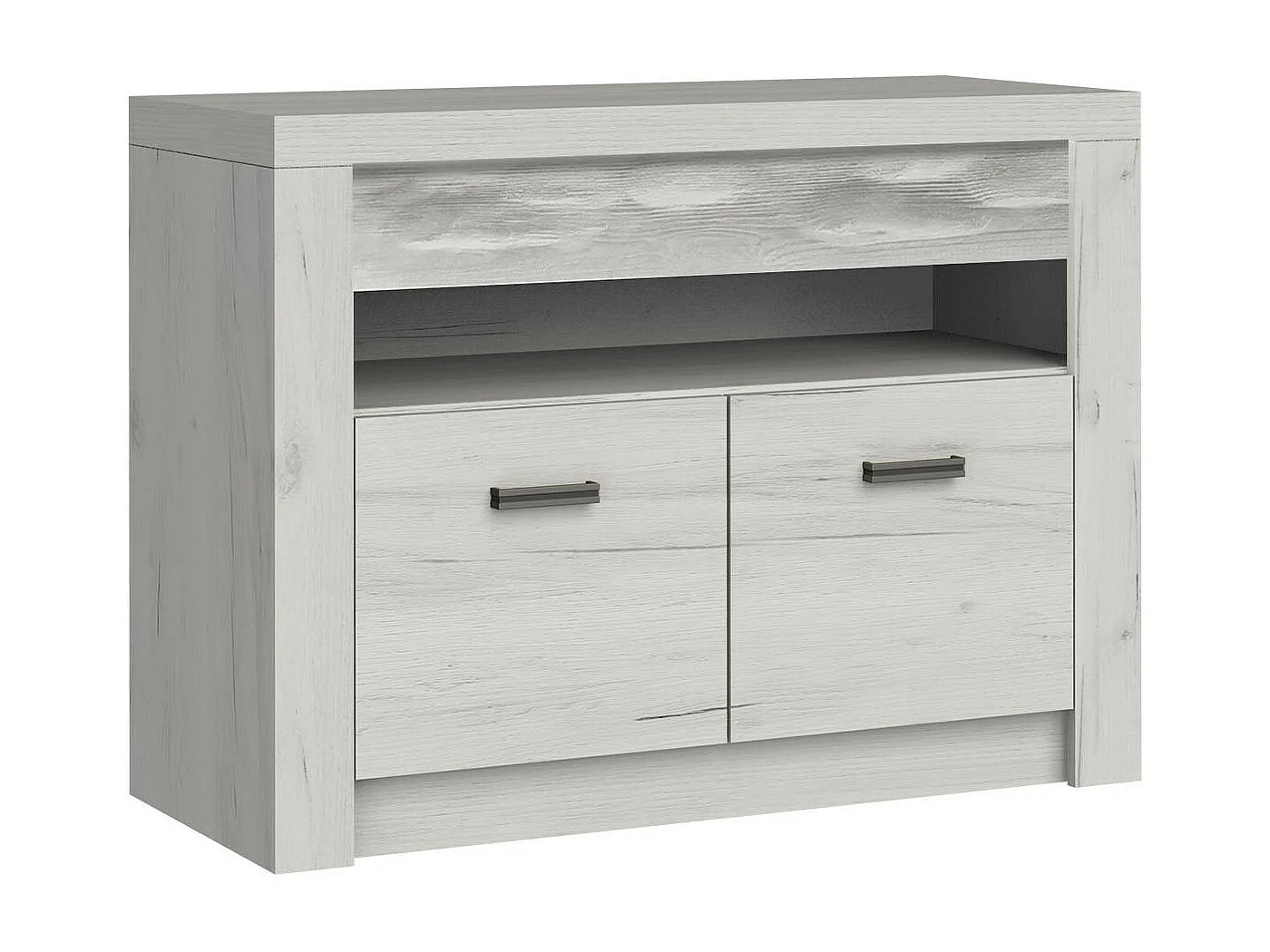 Mueble TV Stanton C107, Arte blanco, Número de puertas: 2.00, 96x73x42cm