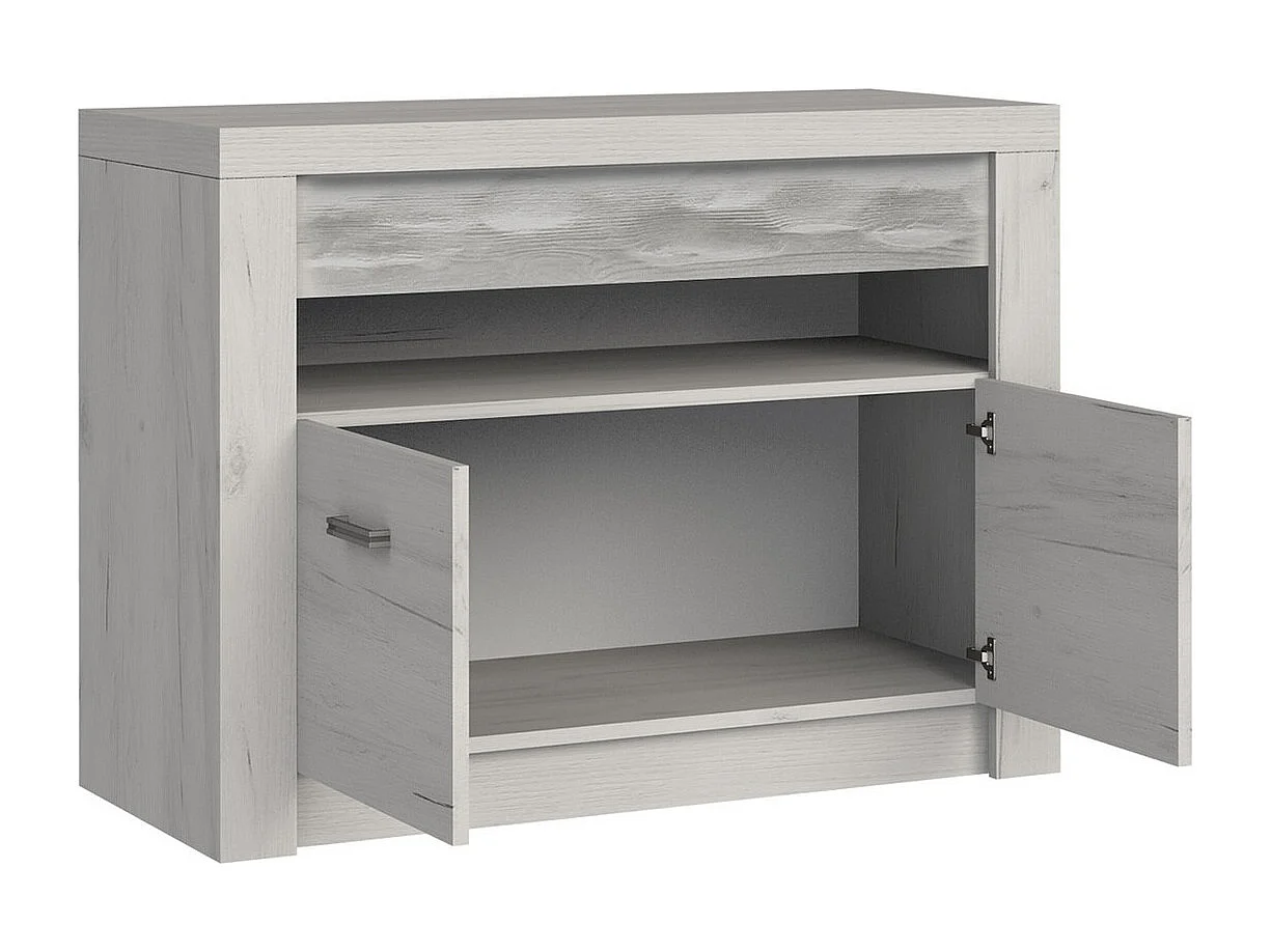 Mueble TV Stanton C107, Arte blanco, Número de puertas: 2.00, 96x73x42cm