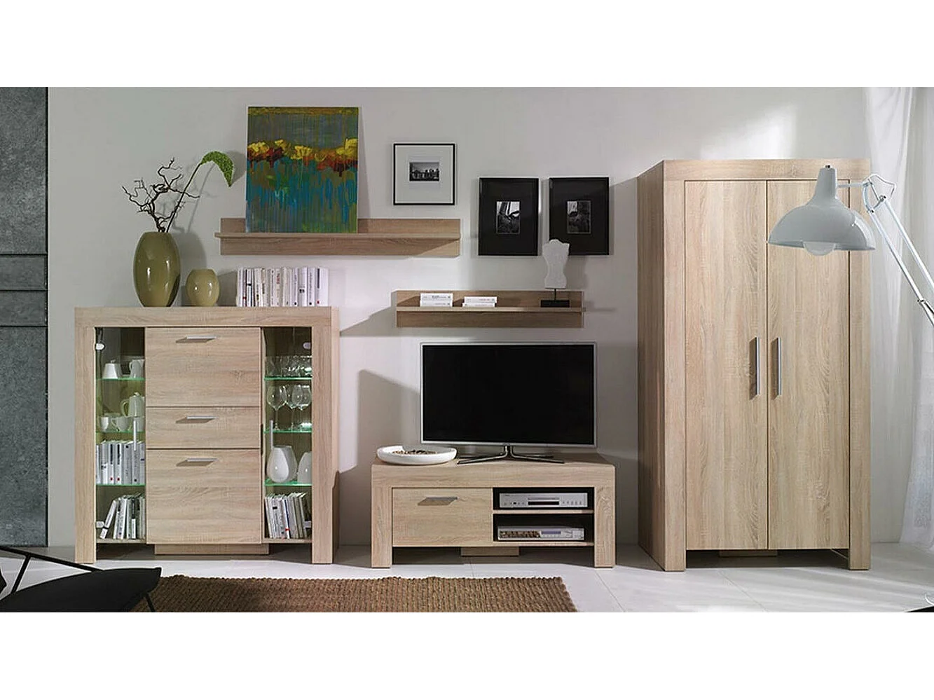Mueble TV Toledo C112, Número de puertas: 1.00, 120x51x52cm