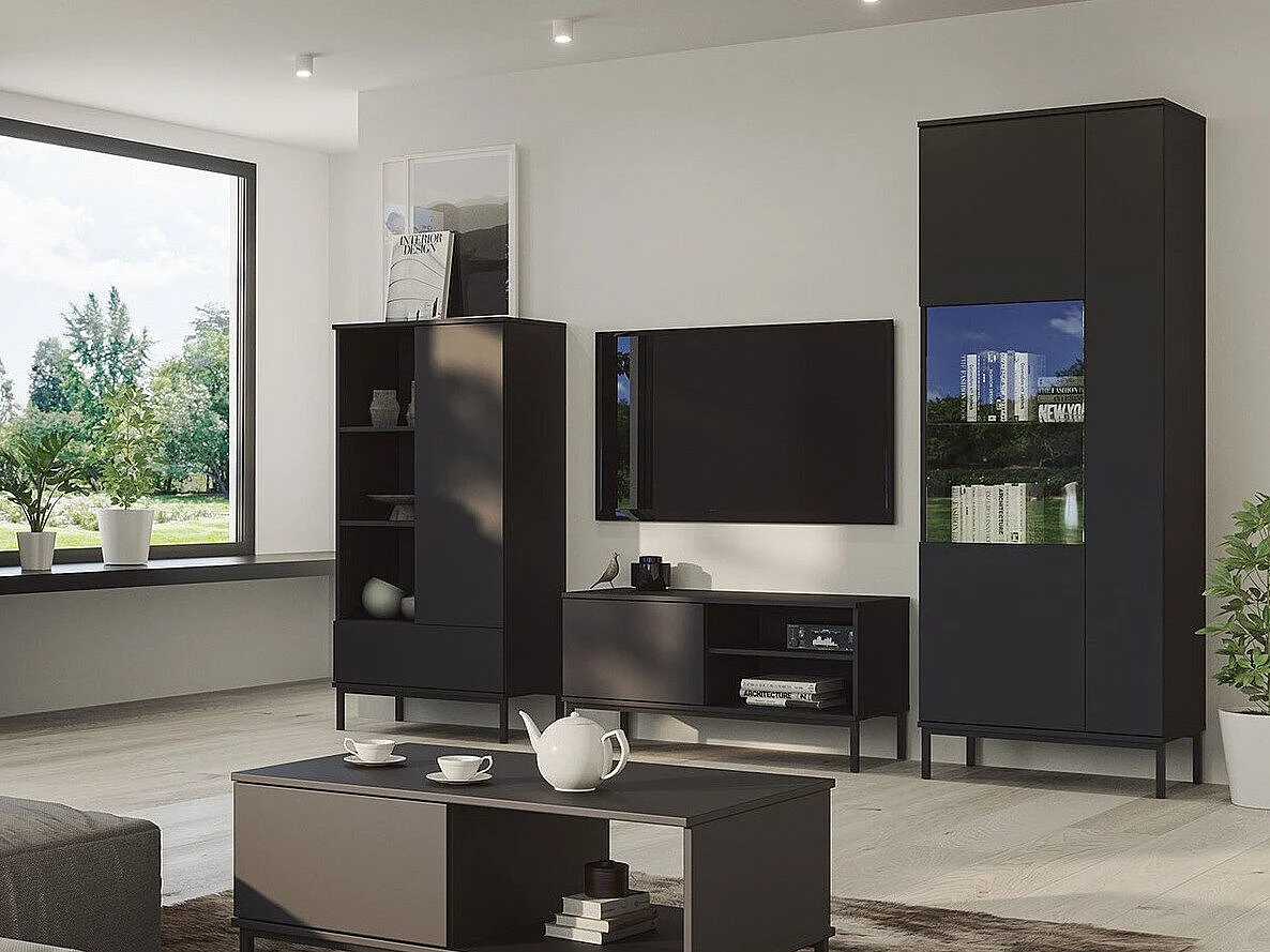 Mesa para TV Providence L100, O número de portas: 1, 101x50x41cm