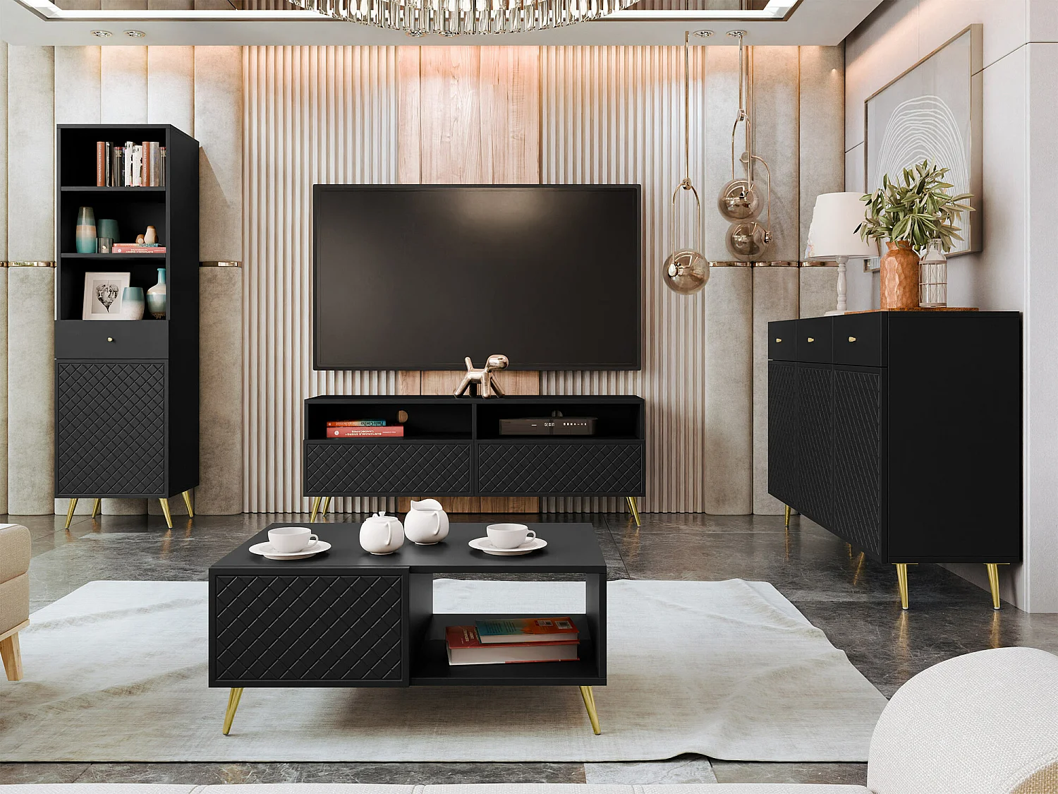 Mesa para TV Comfivo K105, 150x57x42cm