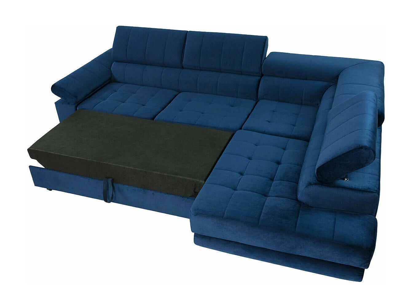 Divano angolare Comfivo 207, Grigio, Con, 264x203x73cm