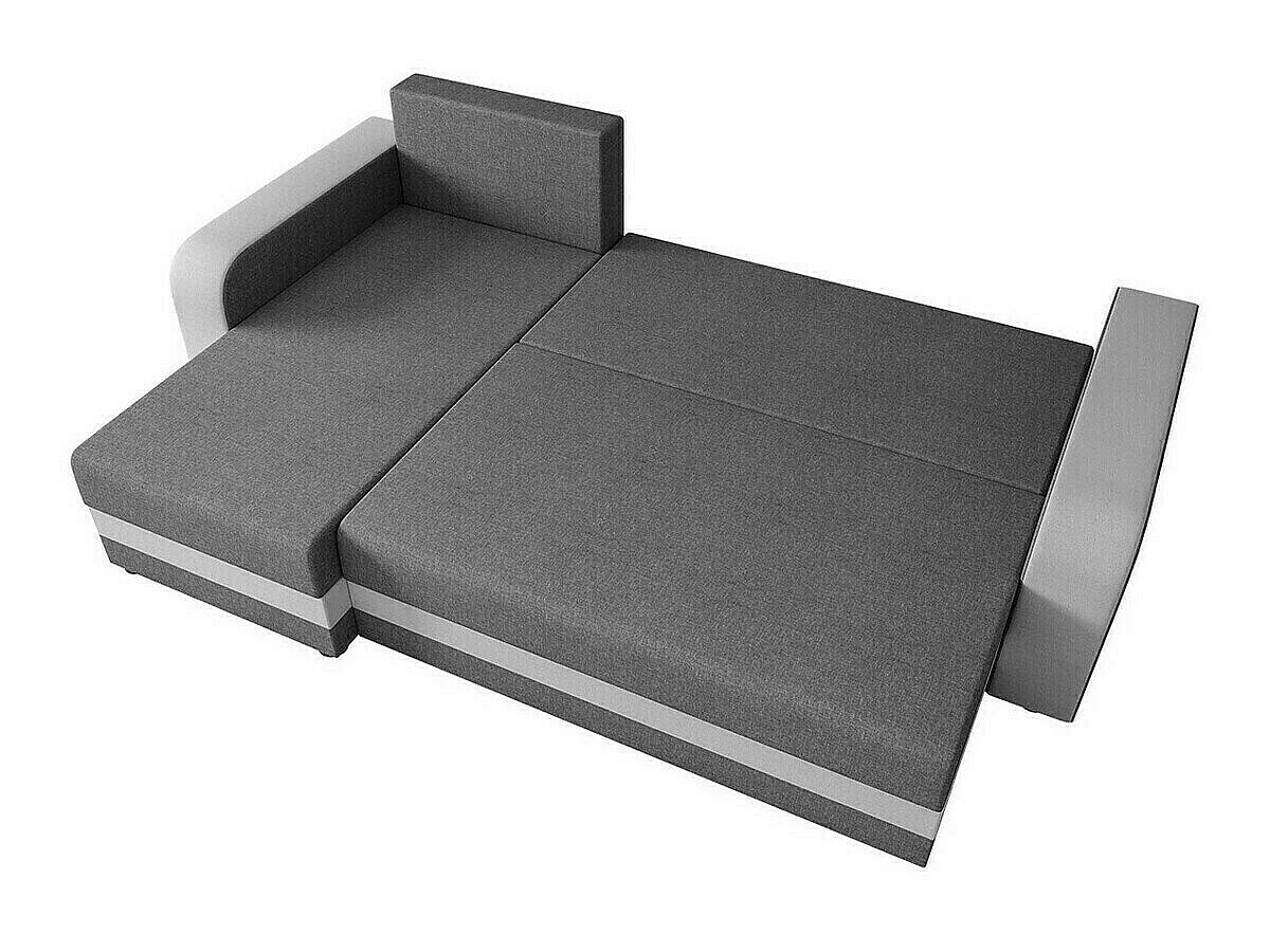 Canapé d'angle Memphis 112, Vert, Fonction de couchage, 24x14x8cm
