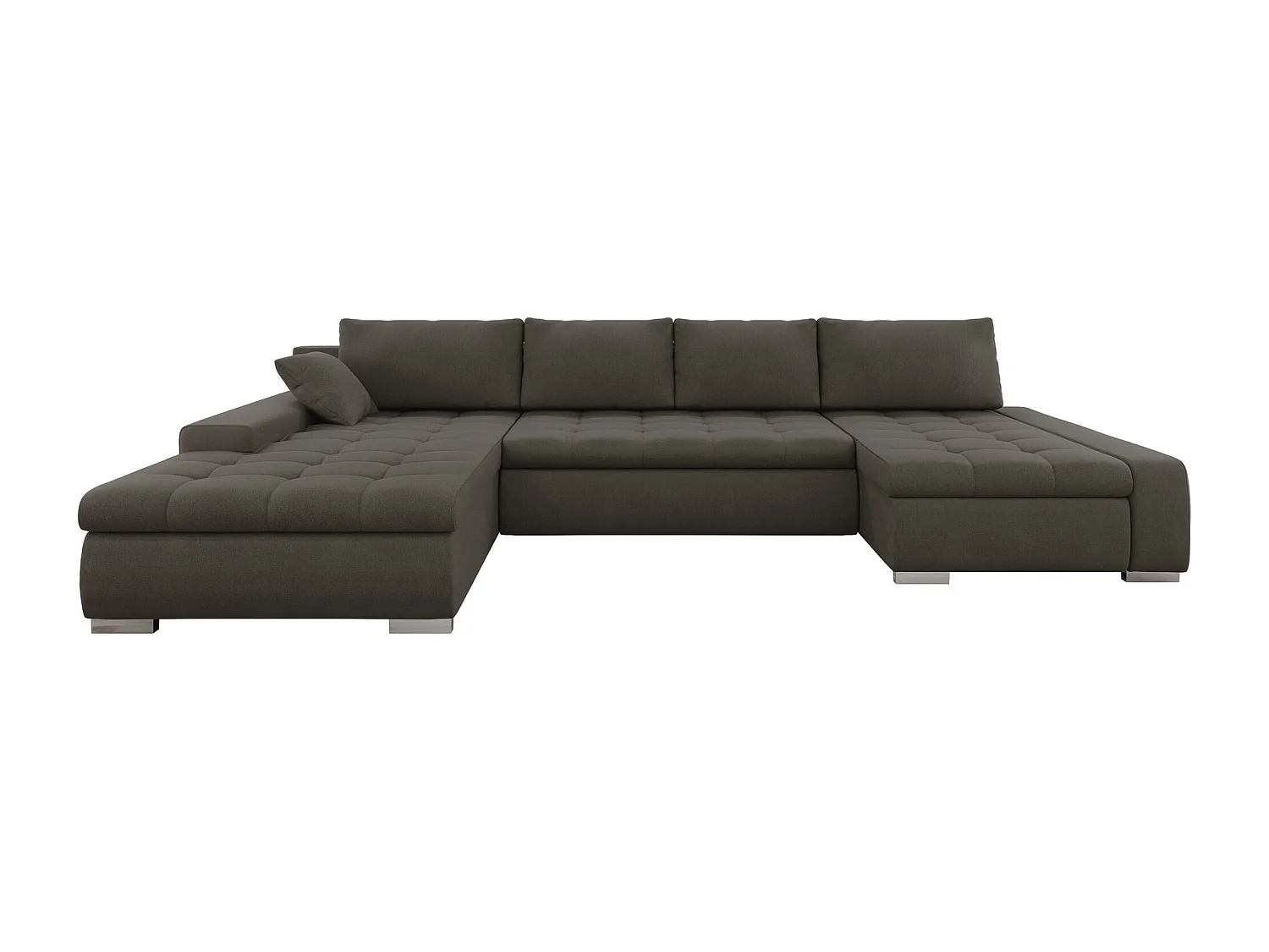 Divano angolare Comfivo 106, Grigio, Con, 394x213x80cm