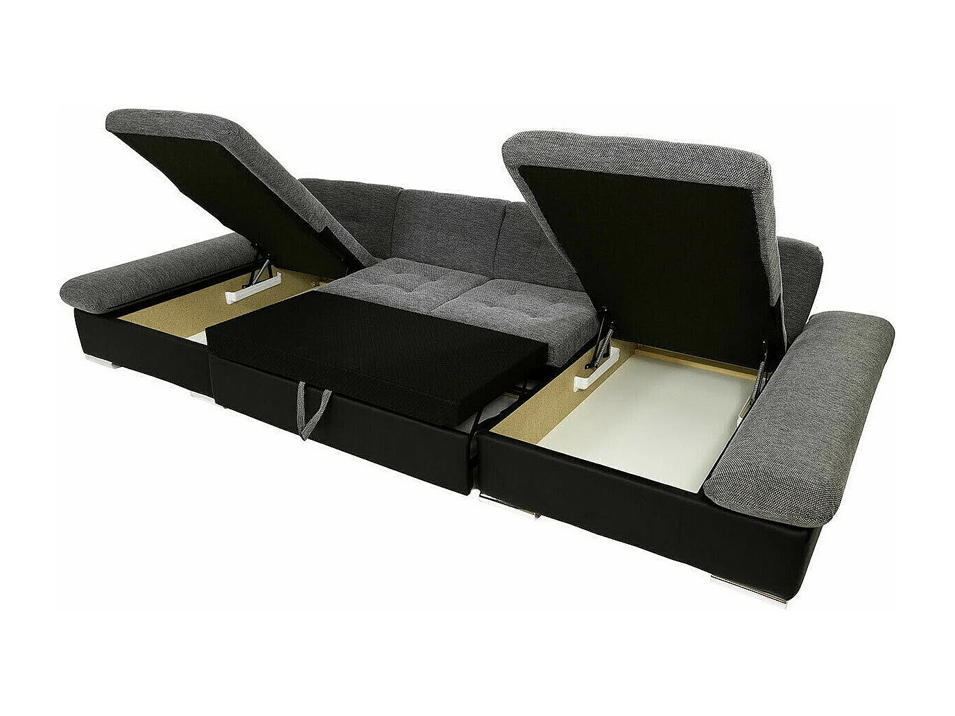 Canapé d'angle Comfivo 155, Brun clair, Disponible, 360x160x75cm