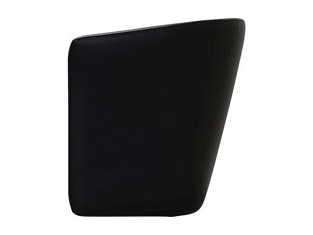 Fauteuil Comfivo 271, Noir, 74x55x50cm, Faux cuir, Pieds: Plastique