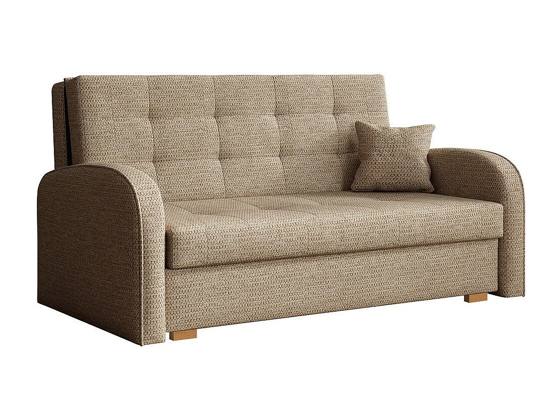Canapé convertible Columbus 116, Boîte de literie, 85x153x98cm, Mobilier déjà assemblé