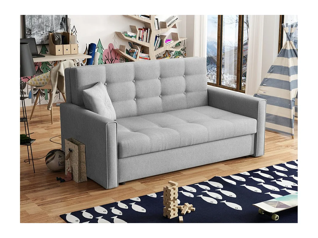 Canapé convertible Columbus 102, Boîte de literie, 85x153x98cm, Mobilier déjà assemblé