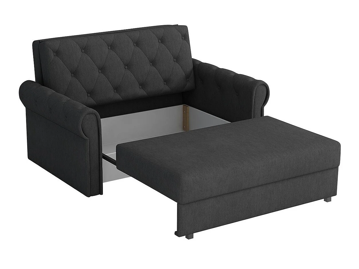 Sofá cama Aelara II, Almacenaje, 85x148x98cm, Muebles ya montados