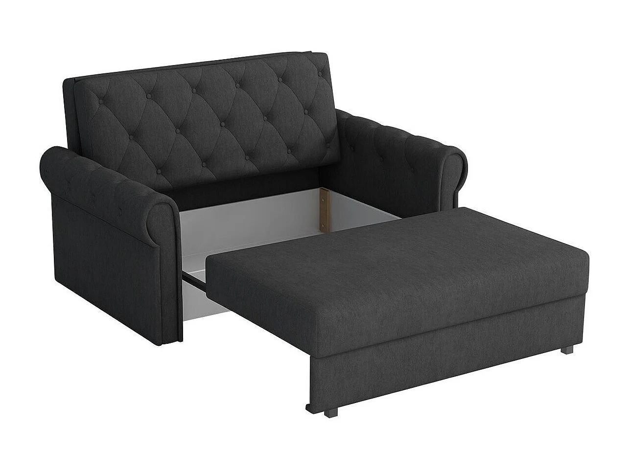 Canapé convertible Aelara II, Disponible, 85x148x98cm, Mobilier déjà assemblé