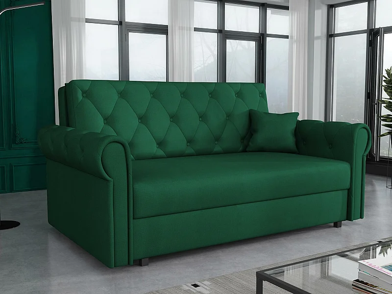 Canapé convertible Columbus 198, Disponible, 85x168x98cm, Mobilier déjà assemblé