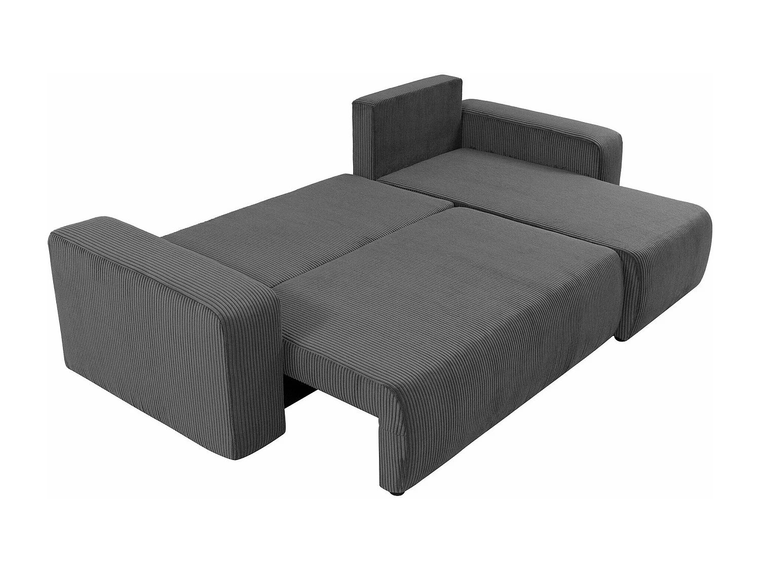 Ecksofa mit Bettkasten und Schlaffunktion - 244x145x82 cm - Poso 100 - Piano