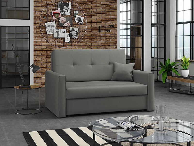 Canapé convertible Columbus 105, Disponible, 85x133x98cm, Mobilier déjà assemblé