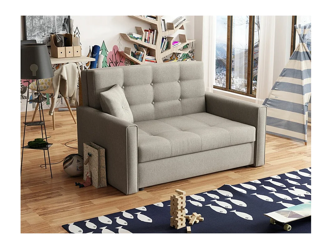 Canapé convertible Columbus 100, Boîte de literie, 85x133x98cm, Mobilier déjà assemblé