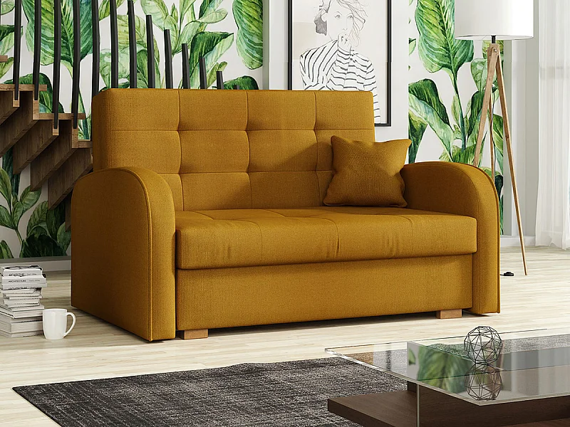 Canapé convertible Columbus 115, Disponible, 85x133x98cm, Mobilier déjà assemblé