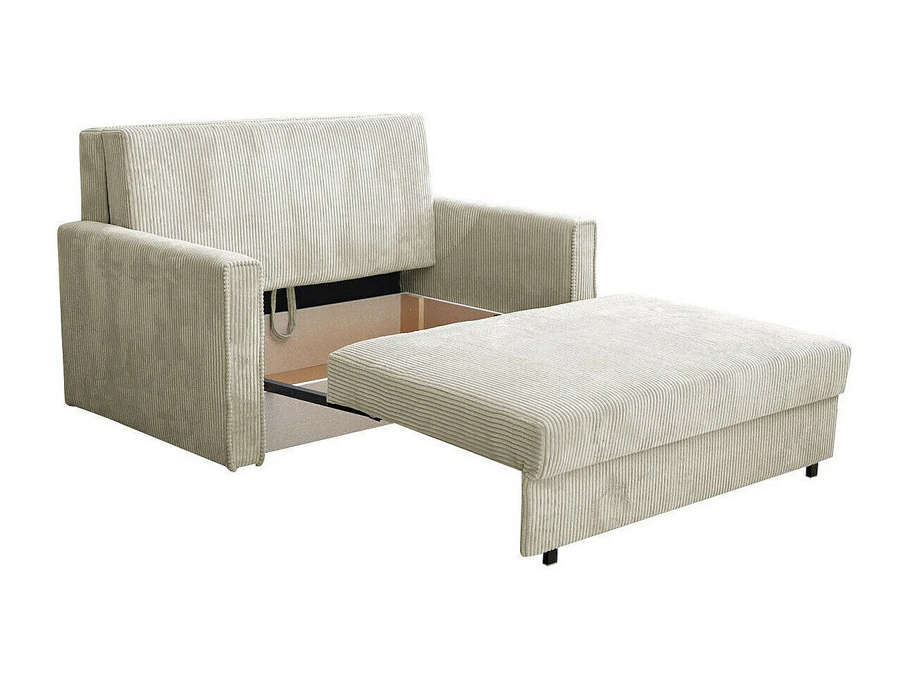 Canapé convertible Columbus 189, Disponible, 85x133x98cm, Mobilier déjà assemblé
