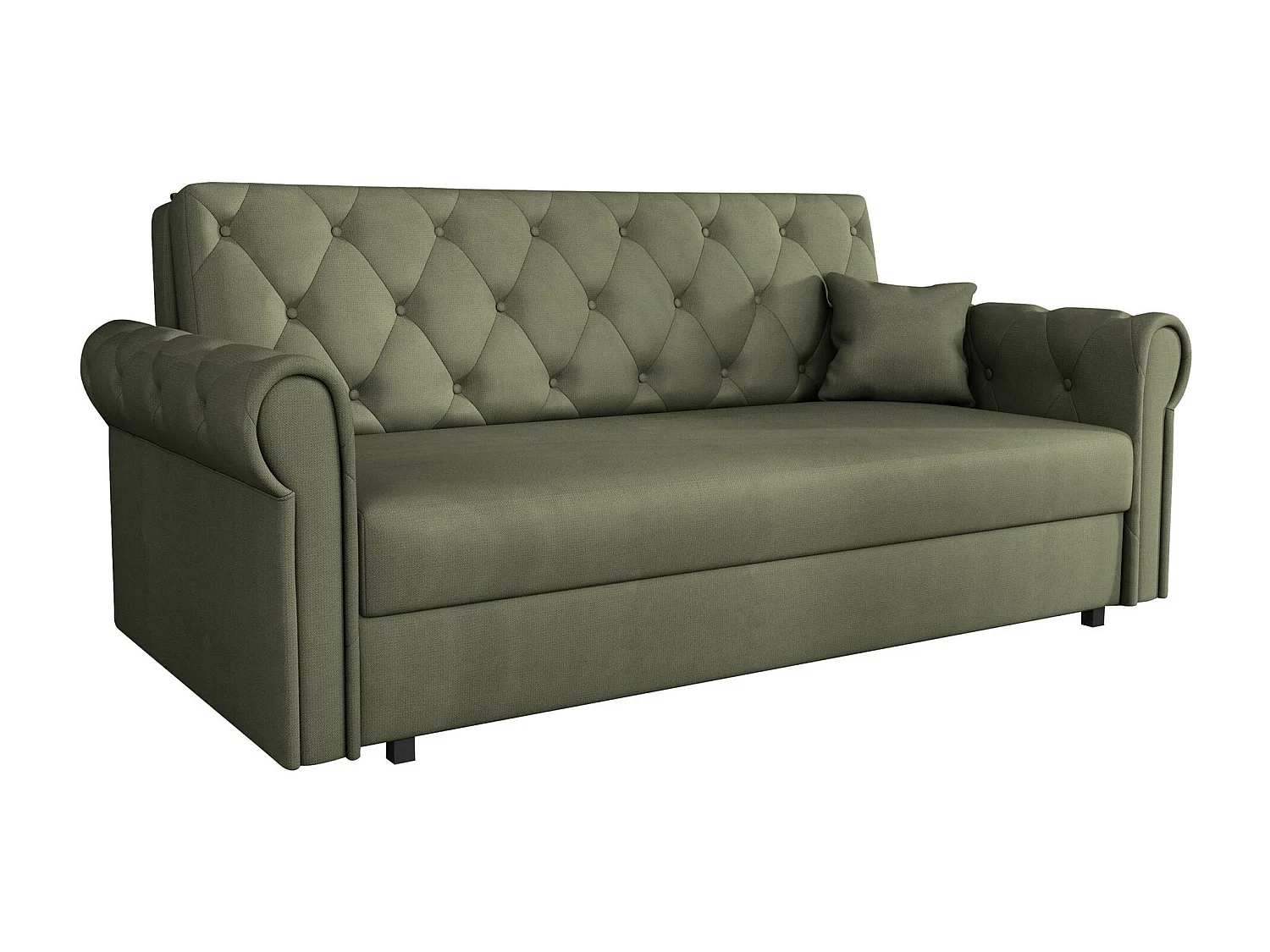 Sofá-cama Columbus 196, Almacenaje, 85x188x98cm, Muebles ya montados