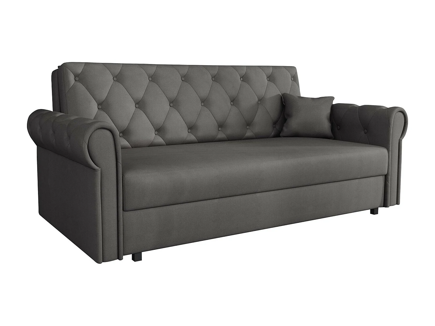 Sofá-cama Columbus 196, Almacenaje, 85x188x98cm, Muebles ya montados