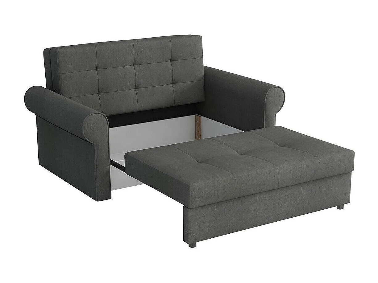 Sofá-cama Columbus 128, Almacenaje, 85x148x98cm, Muebles ya montados