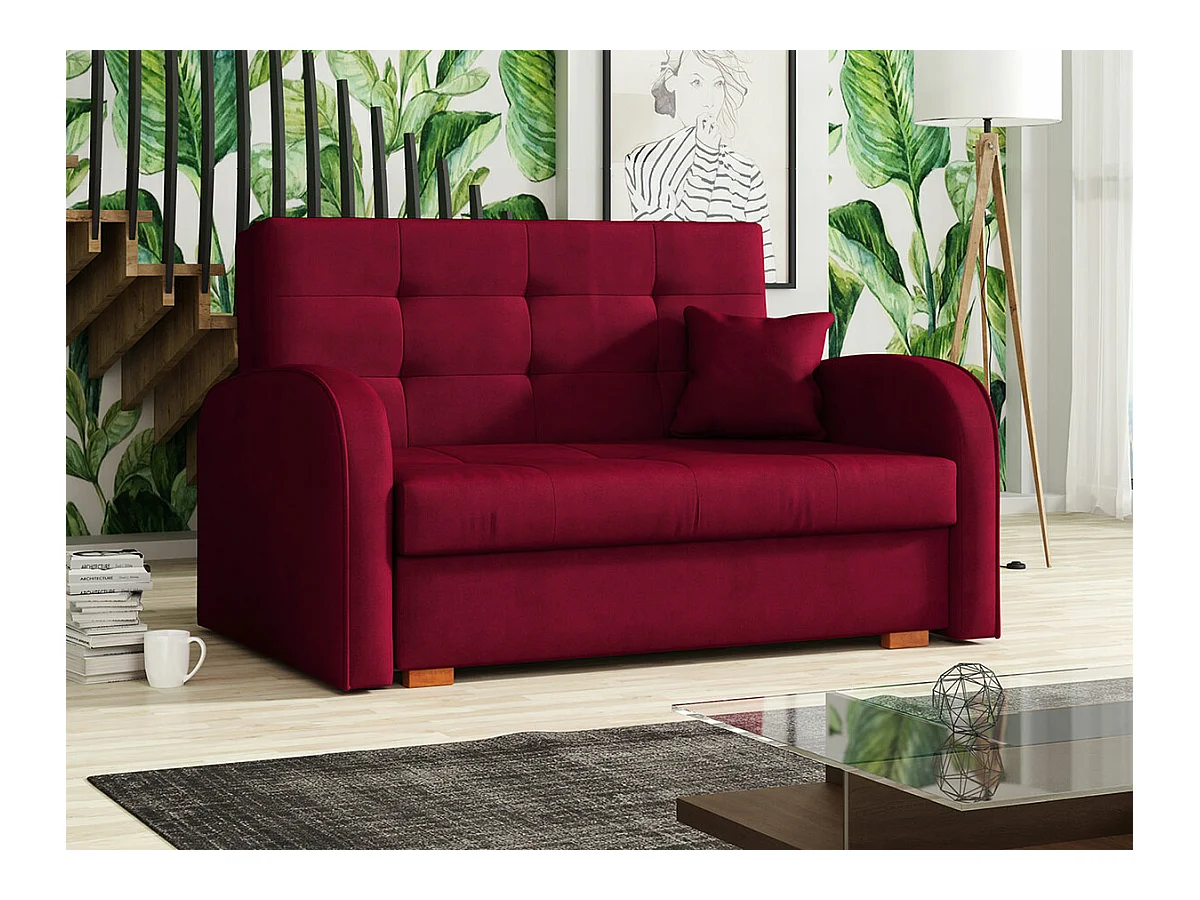 Canapé convertible Columbus 115, Boîte de literie, 85x133x98cm, Mobilier déjà assemblé