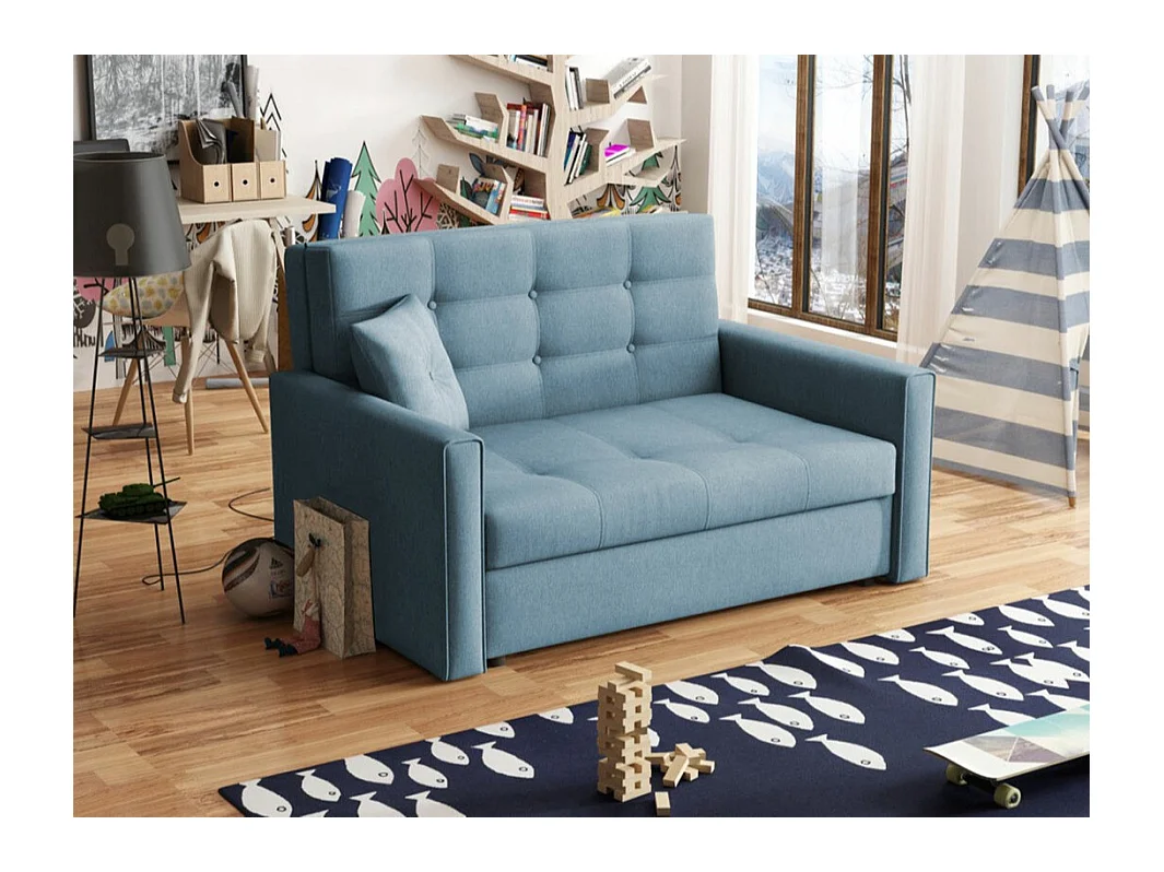 Canapé convertible Columbus 100, Boîte de literie, 85x133x98cm, Mobilier déjà assemblé