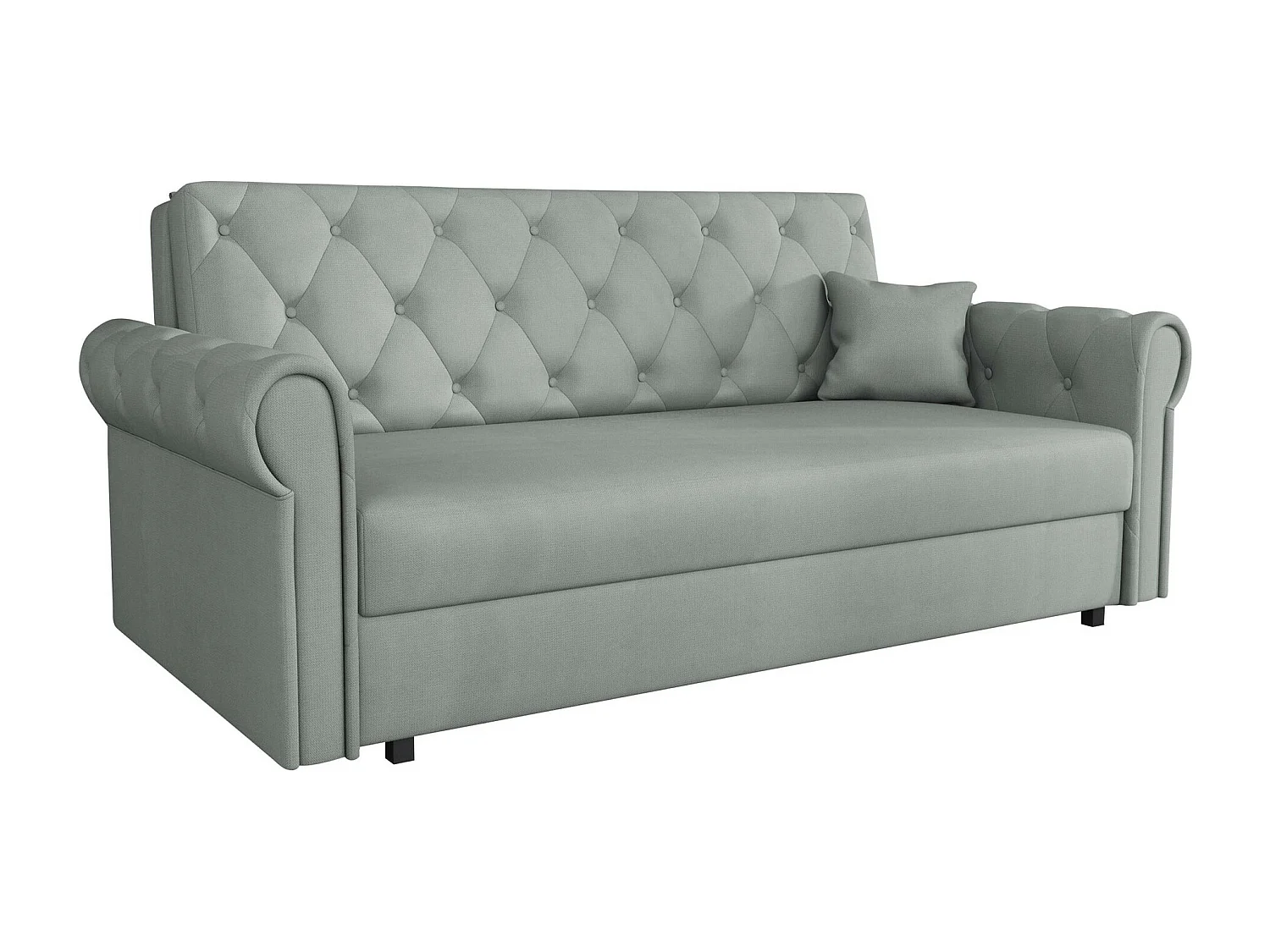 Canapé convertible Columbus 196, Disponible, 85x188x98cm, Mobilier déjà assemblé