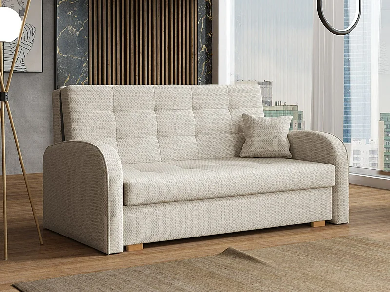 Canapé convertible Columbus 116, Disponible, 85x153x98cm, Mobilier déjà assemblé