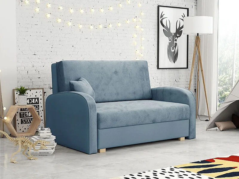 Sofá-cama Columbus 162, Almacenaje, 85x133x98cm, Muebles ya montados