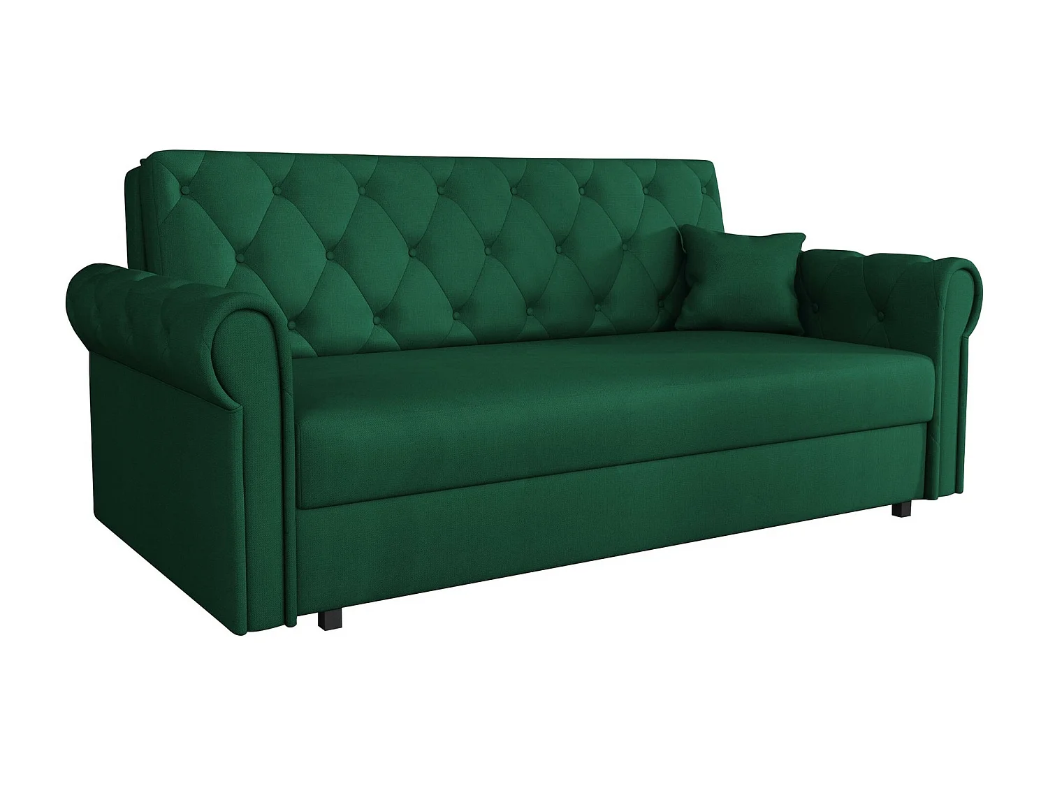 Sofá-cama Columbus 196, Almacenaje, 85x188x98cm, Muebles ya montados