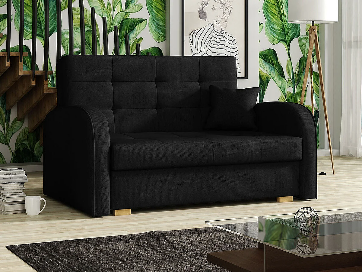 Sofá-cama Columbus 115, Almacenaje, 85x133x98cm, Muebles ya montados