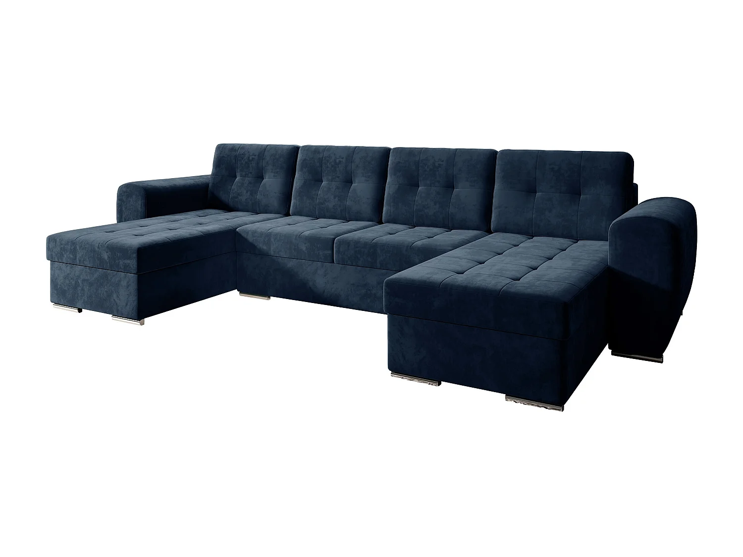 Canapé d'angle Arvada 117, Bleu, Disponible, 326x157x86cm
