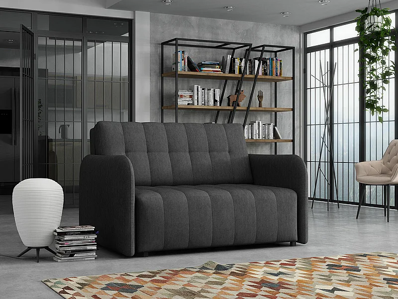 Sofá-cama Columbus 177, Almacenaje, 85x125x98cm, Muebles ya montados