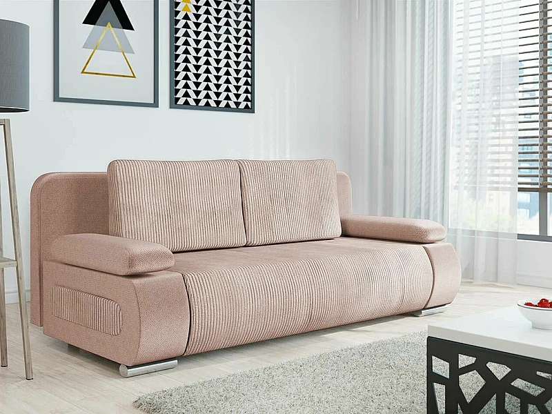 Sofá-cama Comfivo 144, Almacenaje, 77x200x92cm