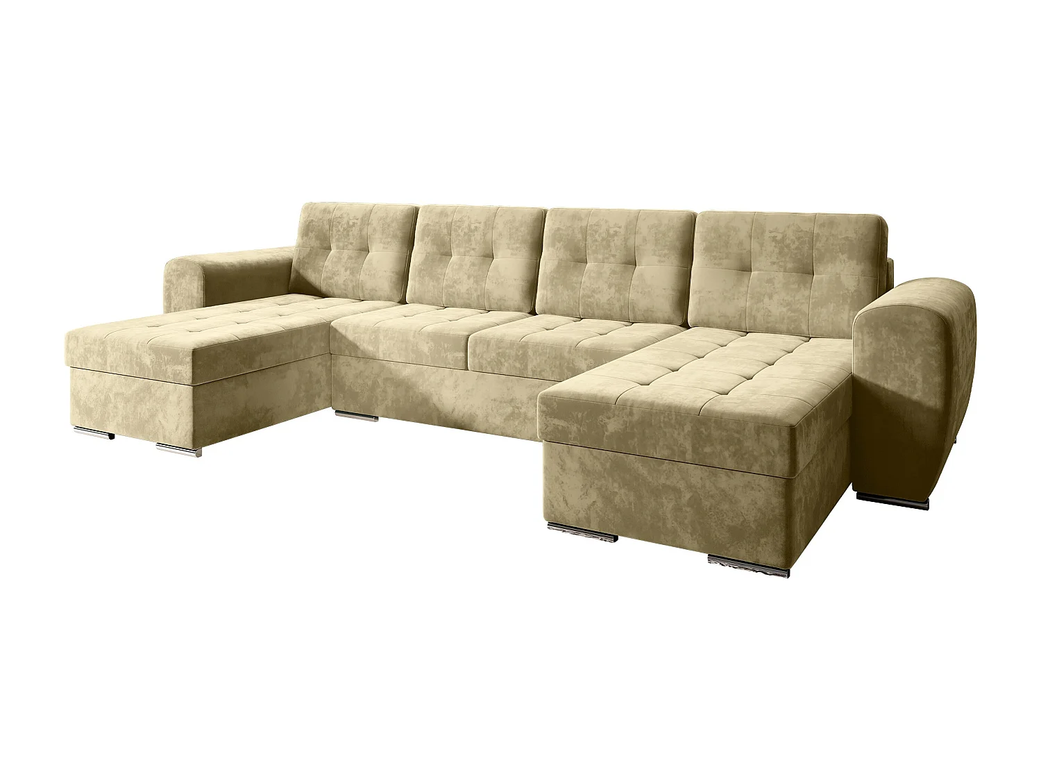 Canapé d'angle Arvada 117, Brun clair, Disponible, 326x157x86cm