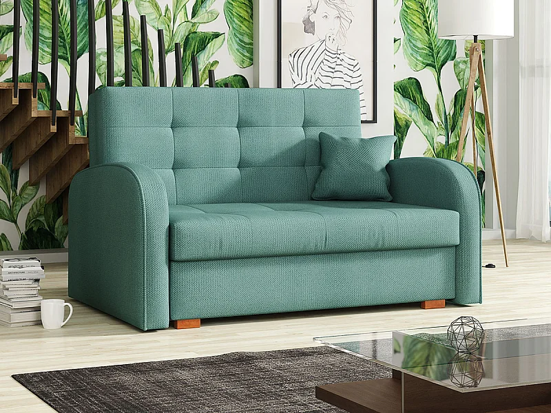 Sofá-cama Columbus 115, Almacenaje, 85x133x98cm, Muebles ya montados