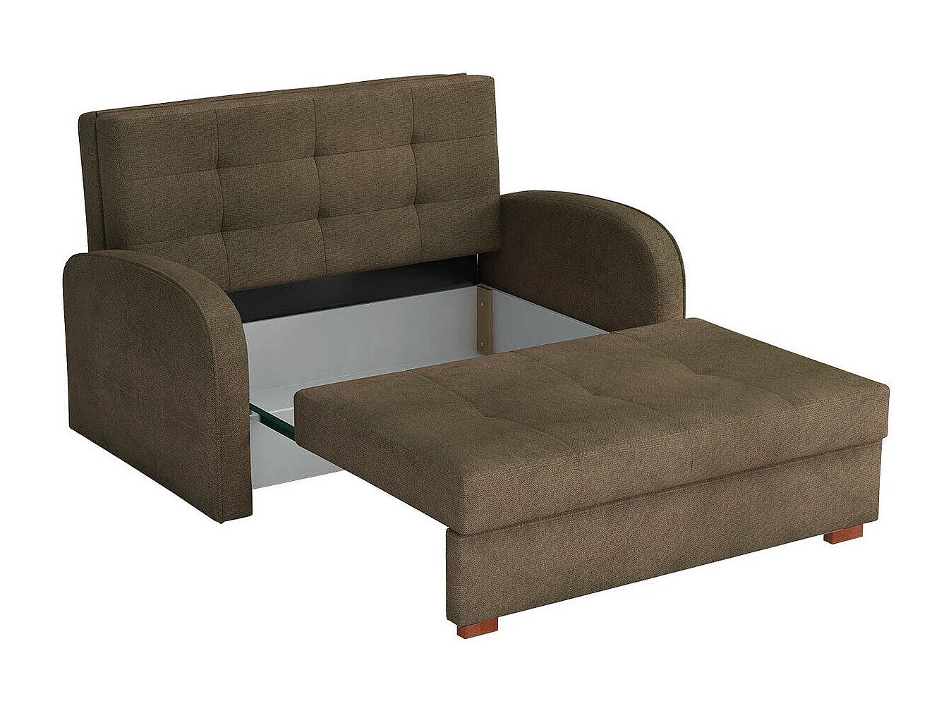 Sofá-cama Columbus 115, Almacenaje, 85x133x98cm, Muebles ya montados