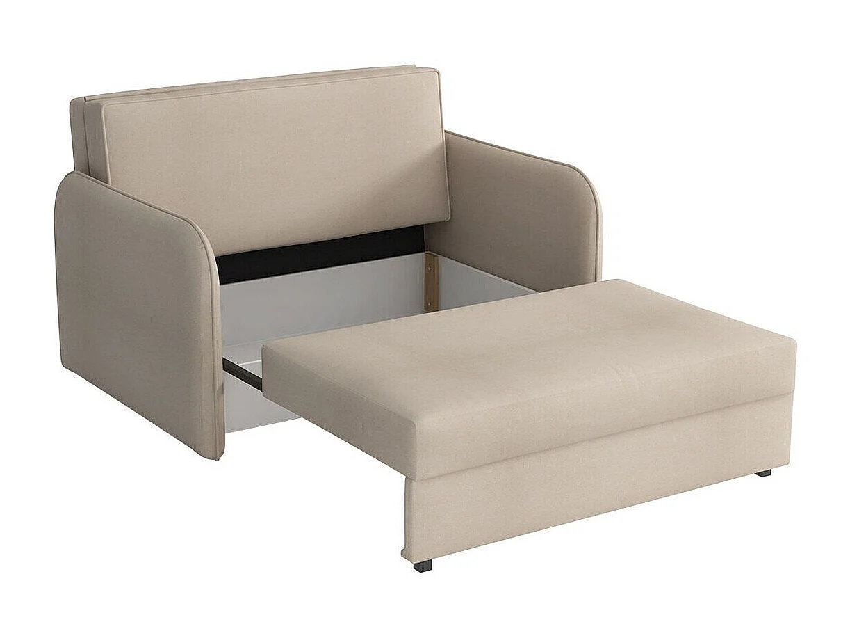 Divano letto Columbus 124, Con, 85x127x98cm, Mobile già assemblato