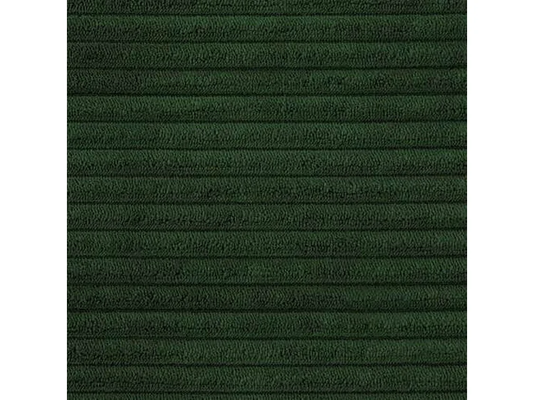 Canapé d'angle convertible 3 places en tissu vert SHELTON