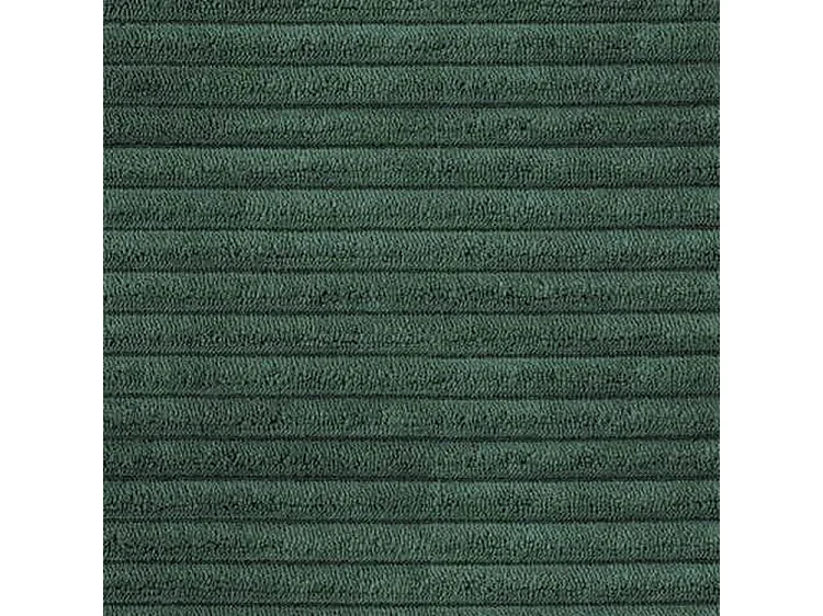 Canapé d'angle convertible 3 places en tissu vert DOCTRAL