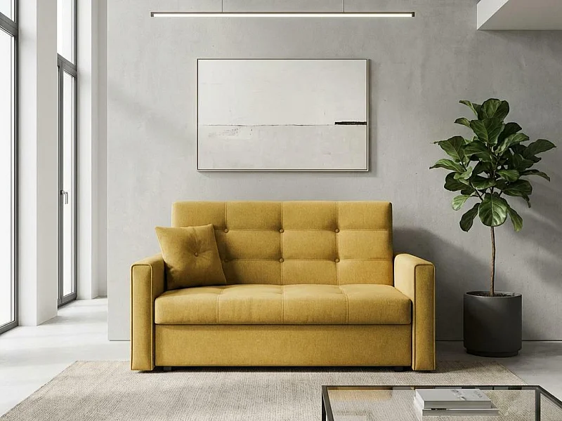 Sofá-cama Columbus 100, Almacenaje, 85x133x98cm, Muebles ya montados