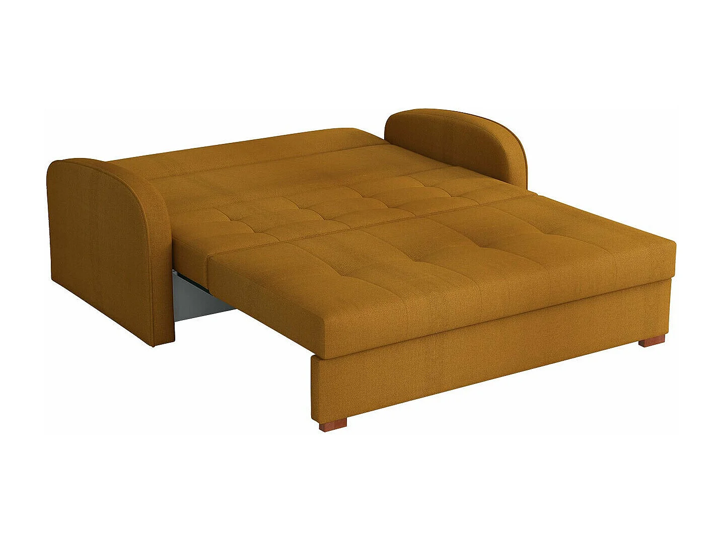Canapé convertible Columbus 116, Boîte de literie, 85x153x98cm, Mobilier déjà assemblé