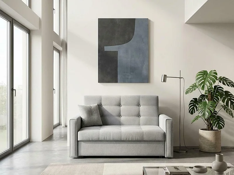 Canapé convertible Columbus 100, Disponible, 85x133x98cm, Mobilier déjà assemblé