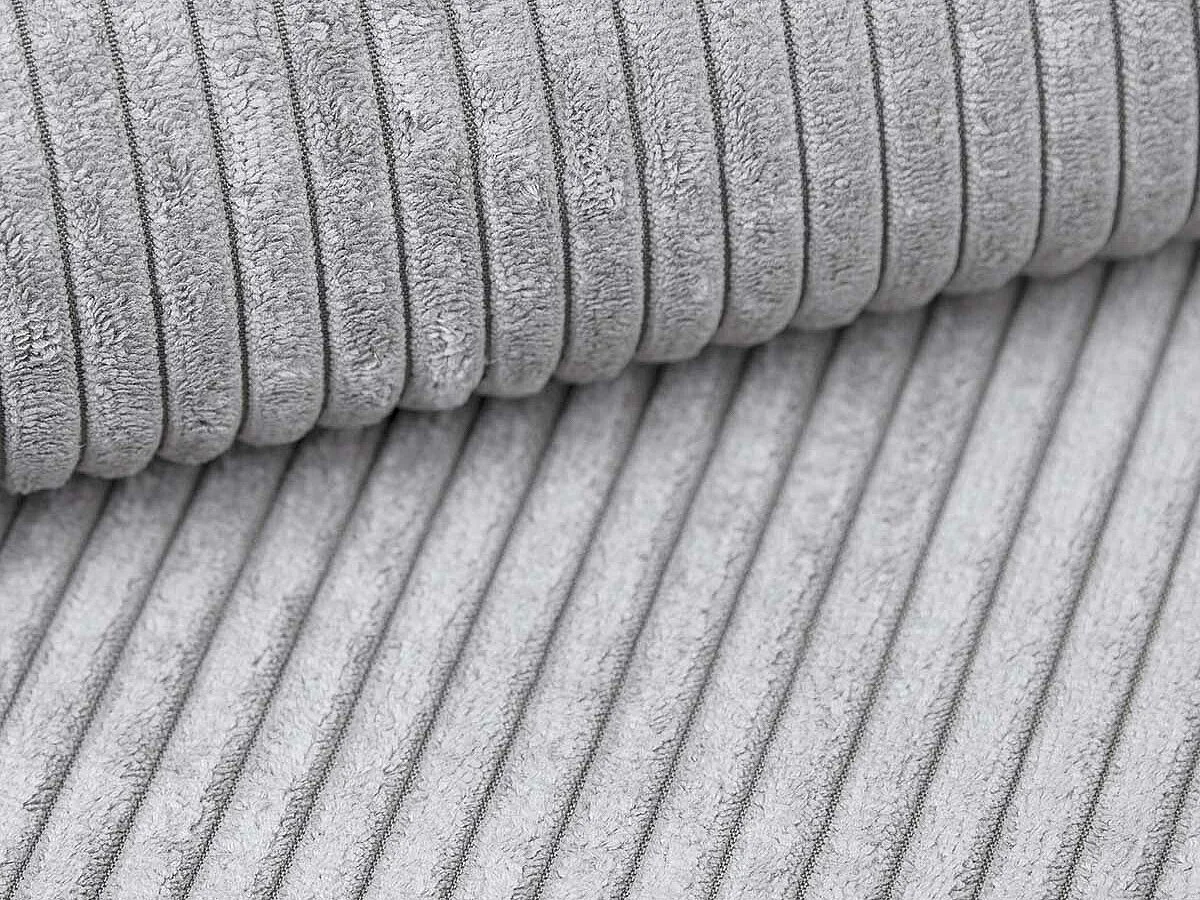 Sofá rinconero Memphis 139, Gris, Función de descanso, Almacenaje, 234x139x95cm