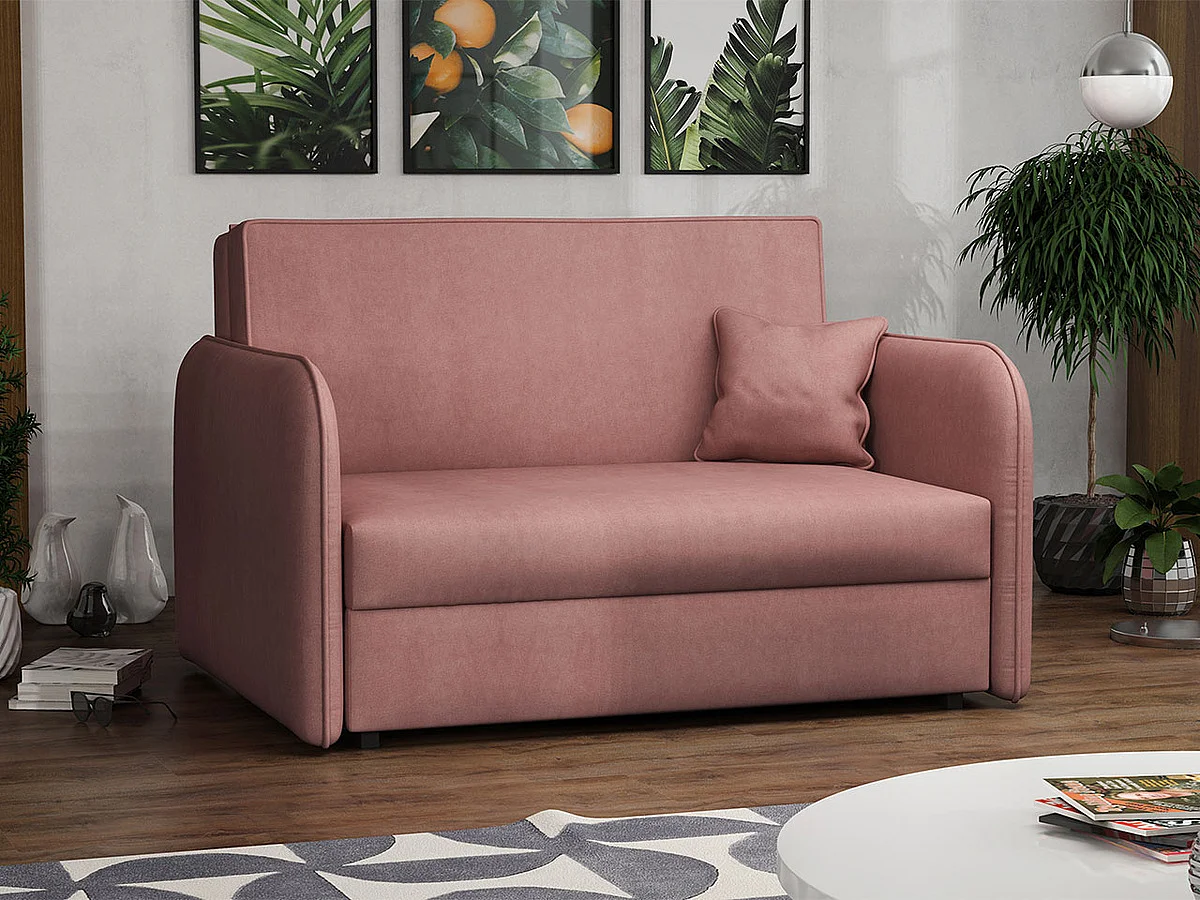 Sofá cama Lirael II, Almacenaje, 85x127x98cm, Muebles ya montados