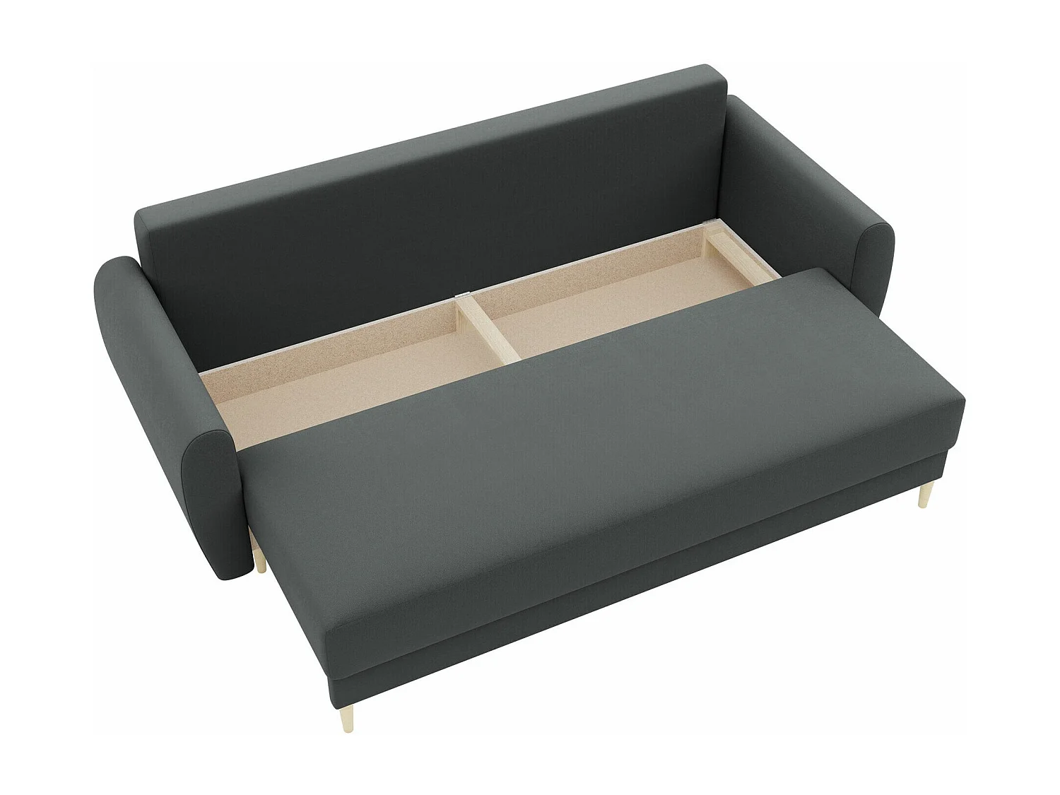 Canapé convertible Memphis 143, Boîte de literie, 95x227x82cm