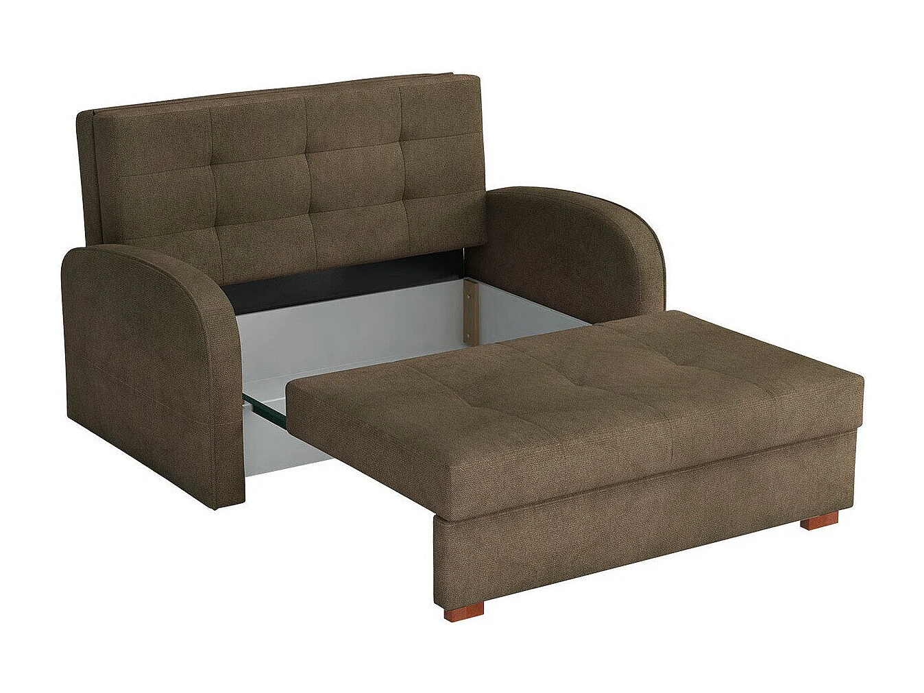 Sofá-cama Columbus 115, Almacenaje, 85x133x98cm, Muebles ya montados