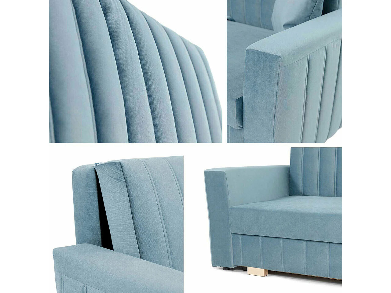 Canapé convertible Columbus 137, Disponible, 83x160x98cm, Mobilier déjà assemblé